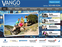 Tablet Screenshot of insurancebyvango.com